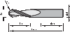 Radius-Schaftfräser VHW - Z3 Produktbild