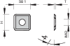 Profil-Wendeplatten HW mit 4 Schneidkanten und Radius - Ledinek Rotoles Produktbild